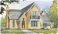 This is a colored rendering of these Home Plans.