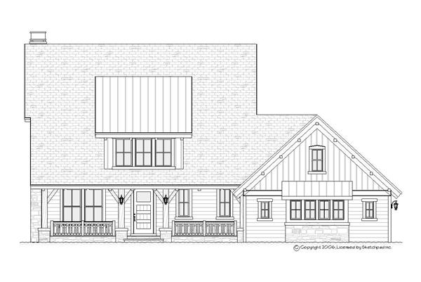 Home Plan Front Elevation