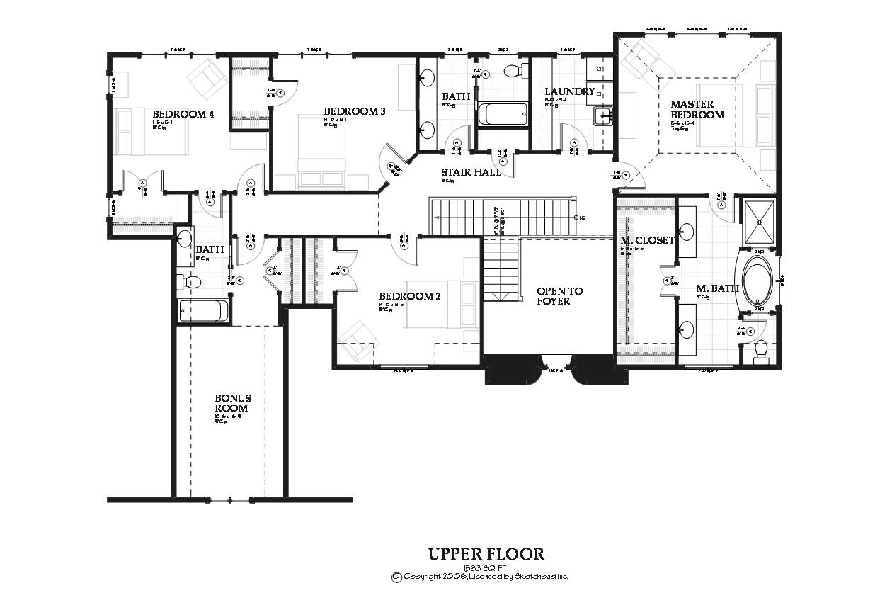 Floor Plan Second Story