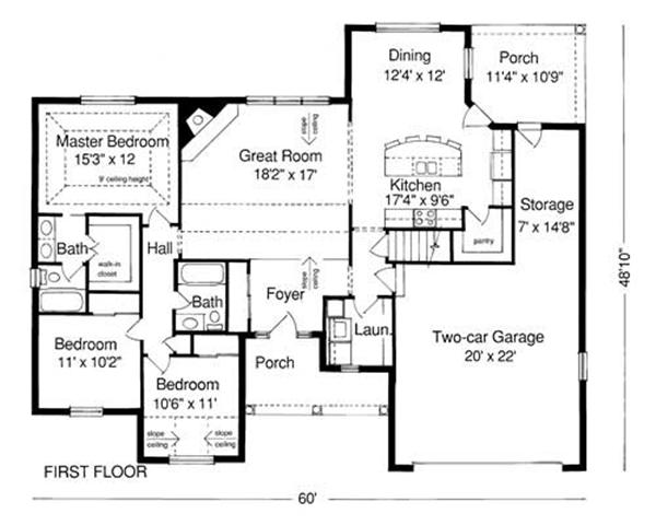 Floor Plan First Story