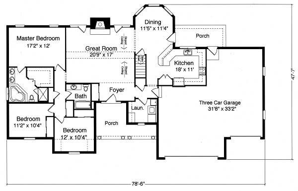 Floor Plan First Story