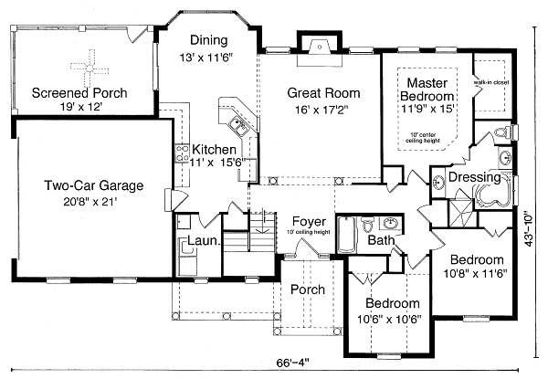 Floor Plan First Story