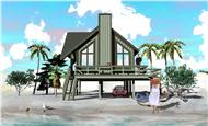 Color Rendering of this house plan