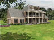 Color Rendering of this house plan