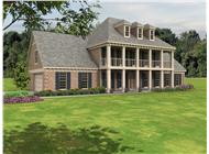 Color Rendering of this house plan