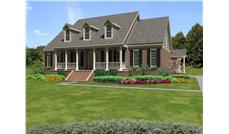 Color Rendering of this house plan