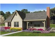 Color Rendering of this house plan