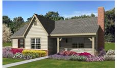 Color Rendering of this house plan