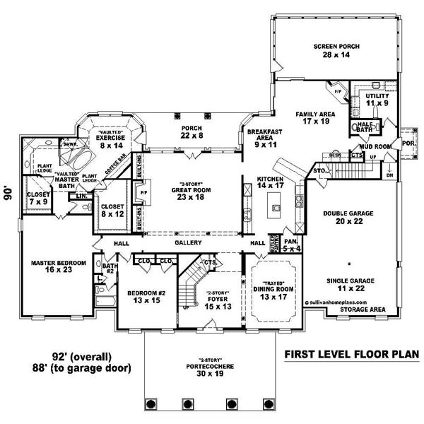 Floor Plan First Story