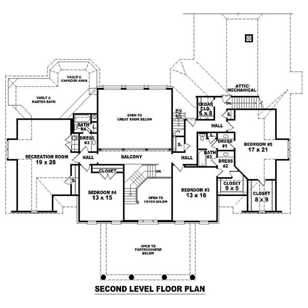 Floor Plan Second Story