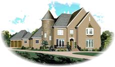 Color Rendering of this house plan