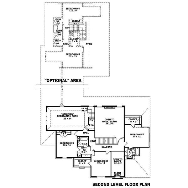 Floor Plan Second Story