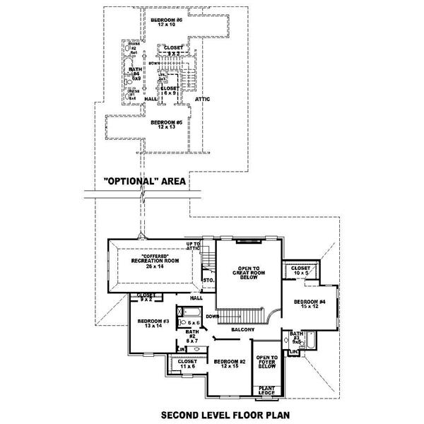Floor Plan Second Story