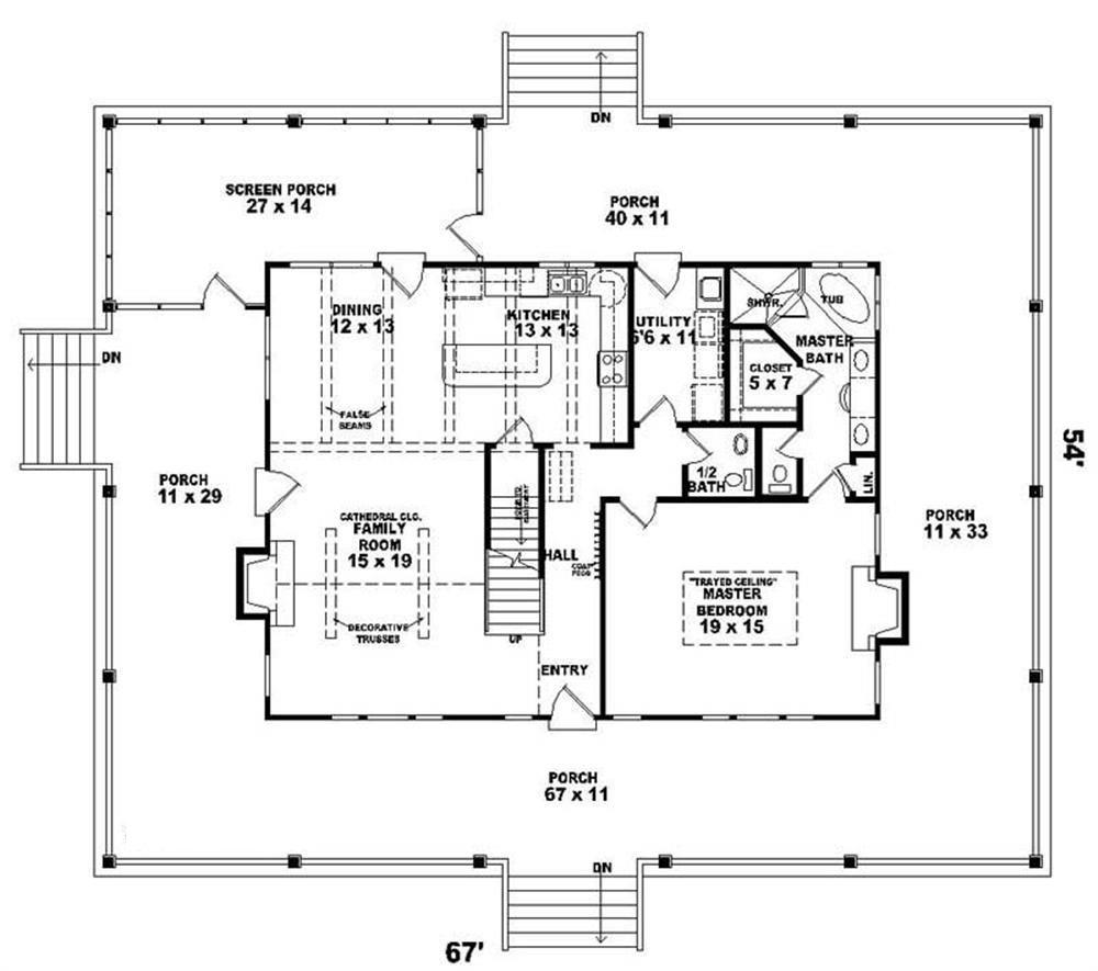 FIRST LEVEL FLOOR PLAN