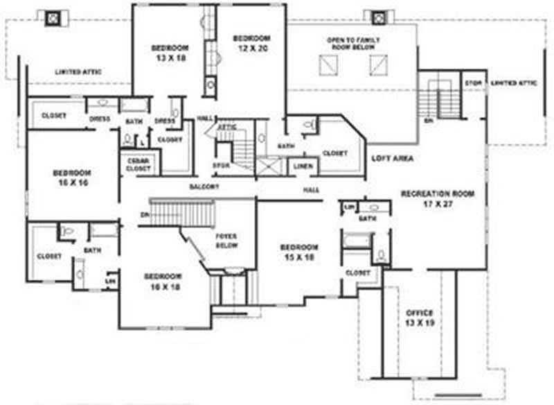 SECOND FLOOR PLAN