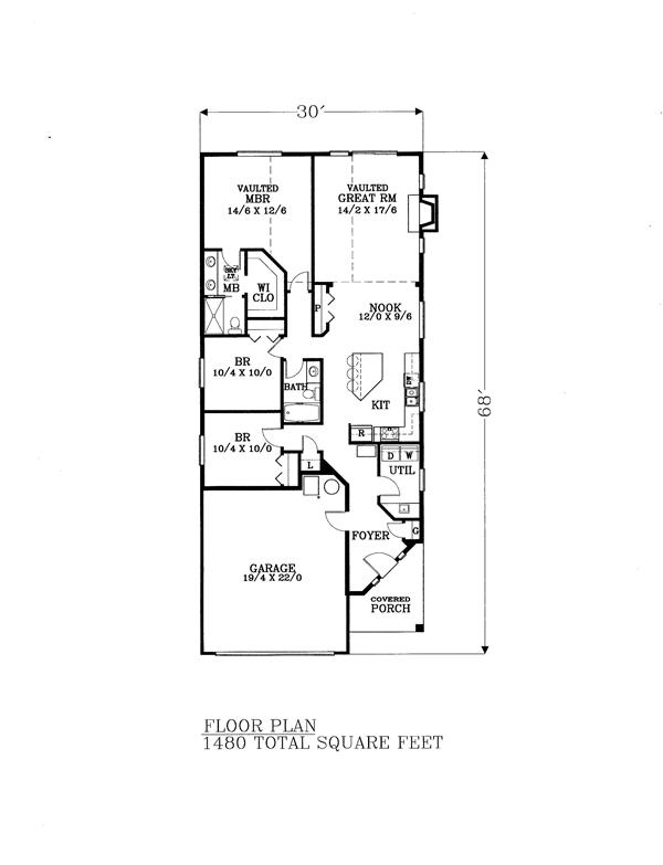 Floor Plan First Story