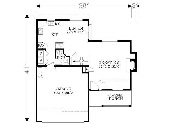 Floor Plan First Story