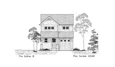 Front View of this house plan