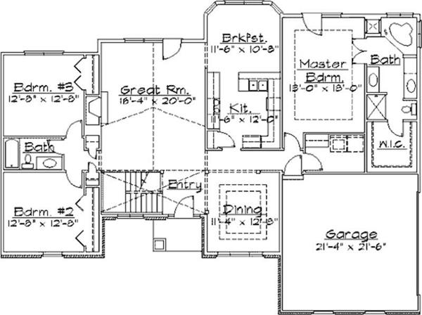 Main Level Floor Plan