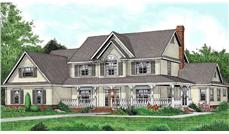 Main image for house plan # 17003