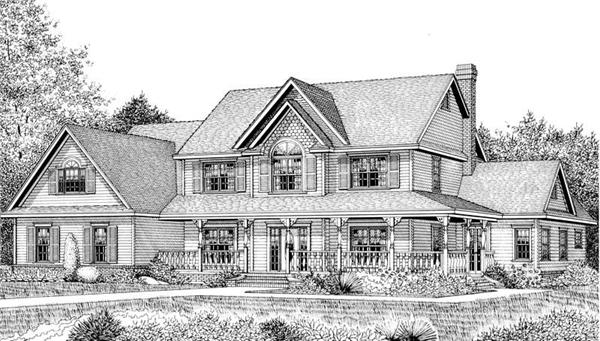 House Plan F161g3X Front Elevation