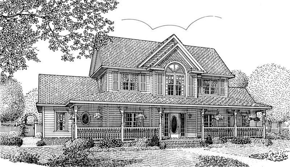House Plan E167 Front Elevation