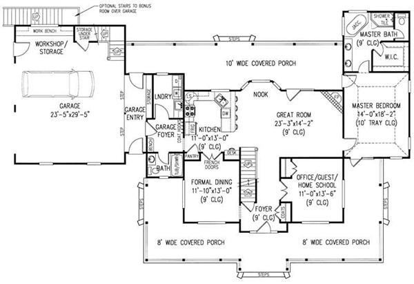 Main Level Floor Plan