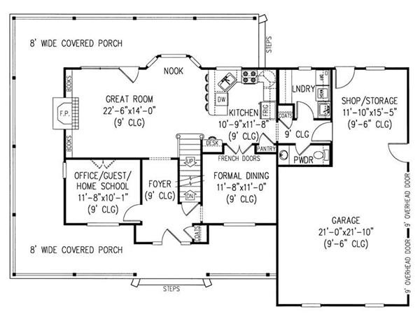 Main Level Floor Plan