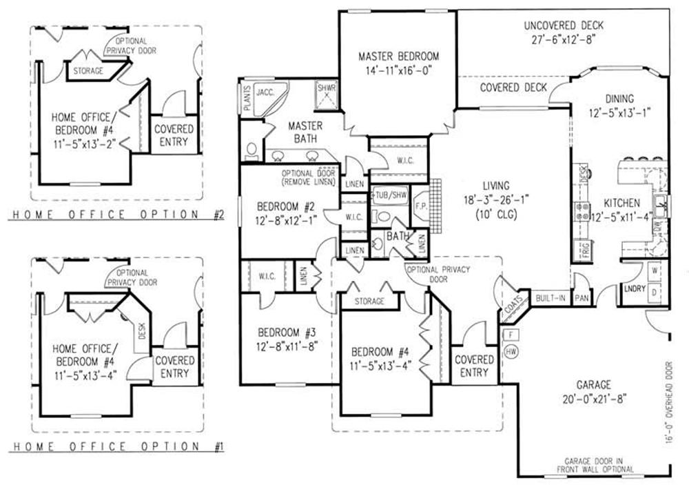 Main Level Floor Plan
