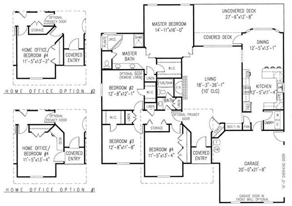 Main Level Floor Plan