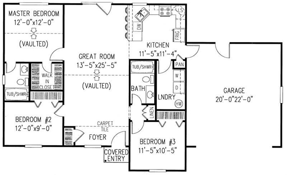 Main Level Floor Plan