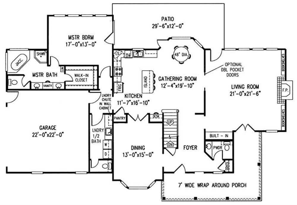 Main Level Floor Plan