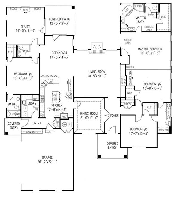 Main Level Floor Plan