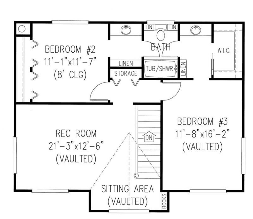 Second Level Floor Plan