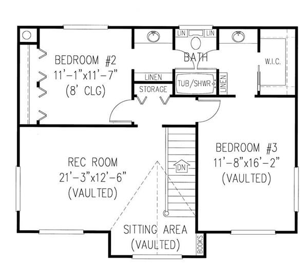 Second Level Floor Plan