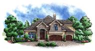 This image shows the front elevation of these Mountain House Plans.