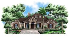 This image is a colorful rendering of these European Homeplans.