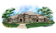 Color Rendering of this house plan