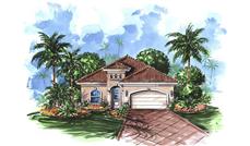 Color Rendering Mediterranean Houseplans.