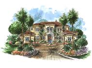 Luxury Houseplans color rendering.