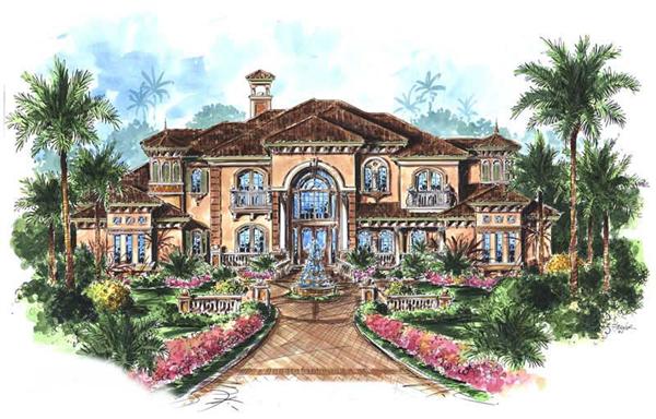 Luxury Plans color rendering.