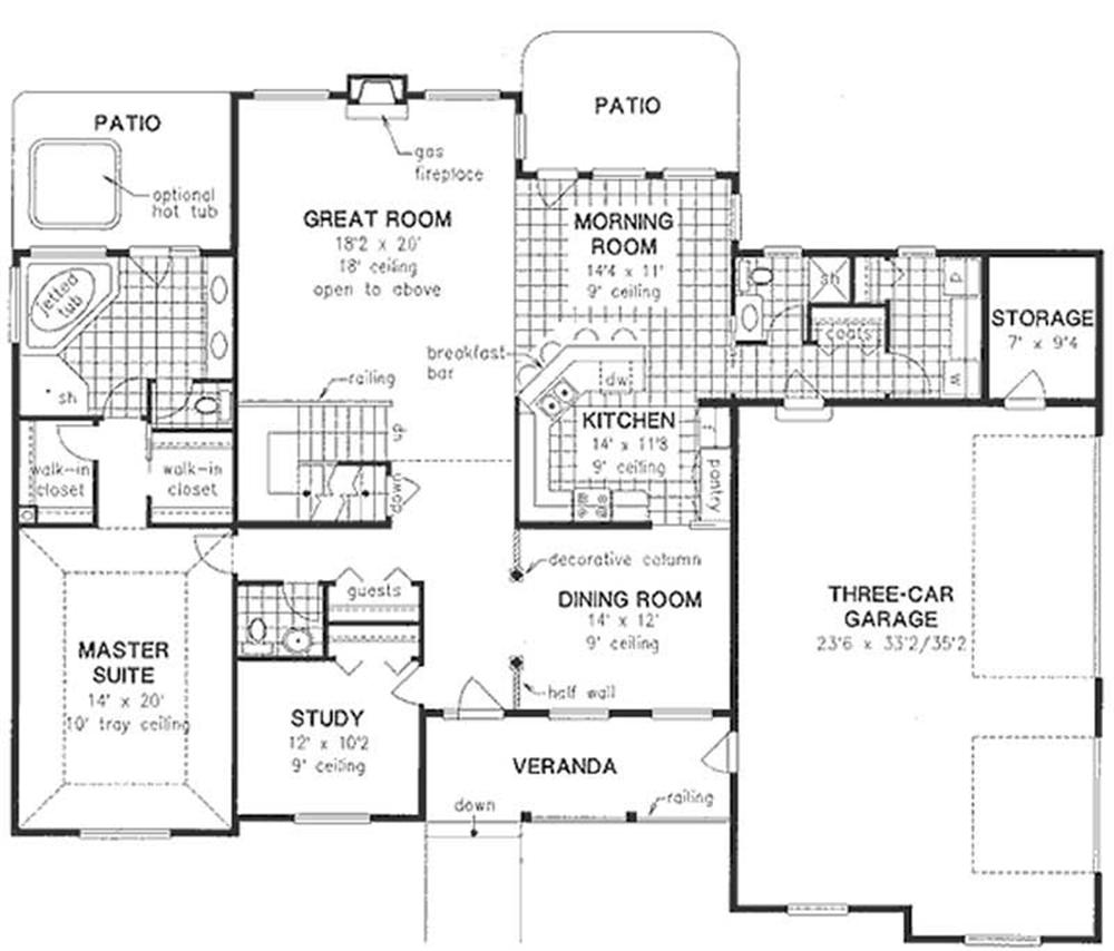 Main Elevation for ms4454