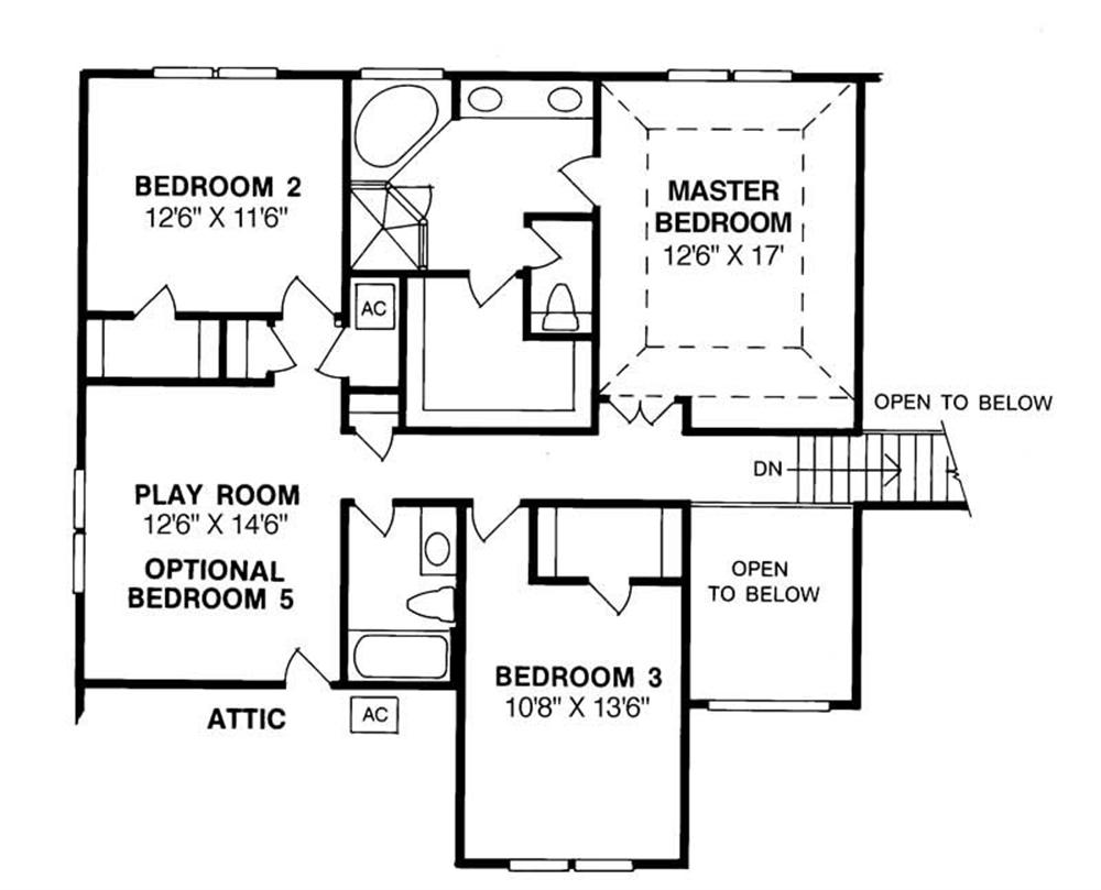 Upper Level Floor Plan