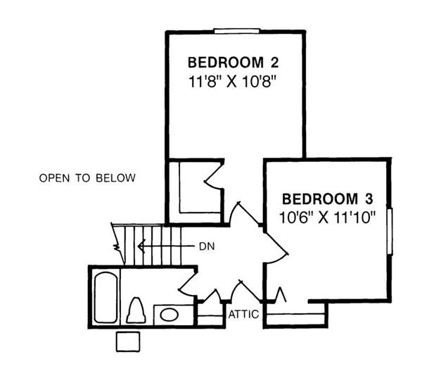 Upper Level Floor Plan