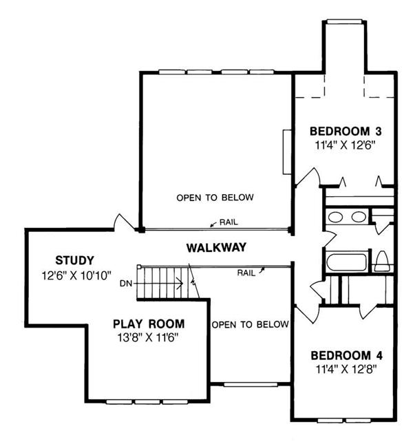 Upper Level Floor Plan