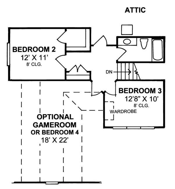 Upper Level Floor Plan