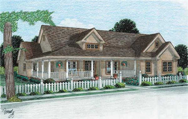 Main image for house plan # 5876
