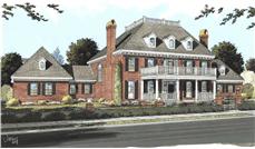Luxury Plans DB-24191 color rendering.