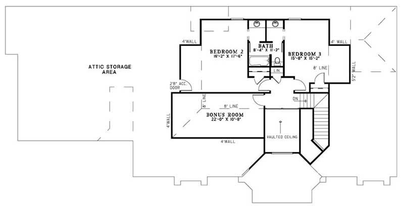 UPPER LEVE FLOOR PLAN