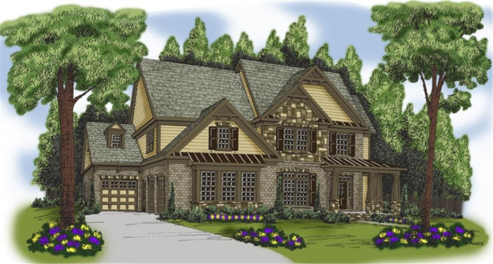 Home Plan Rendering